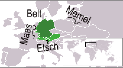 von der maas bis an die memel