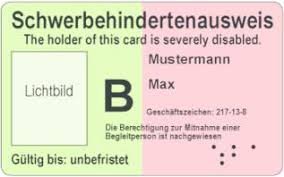 schwerbehindertenausweis b