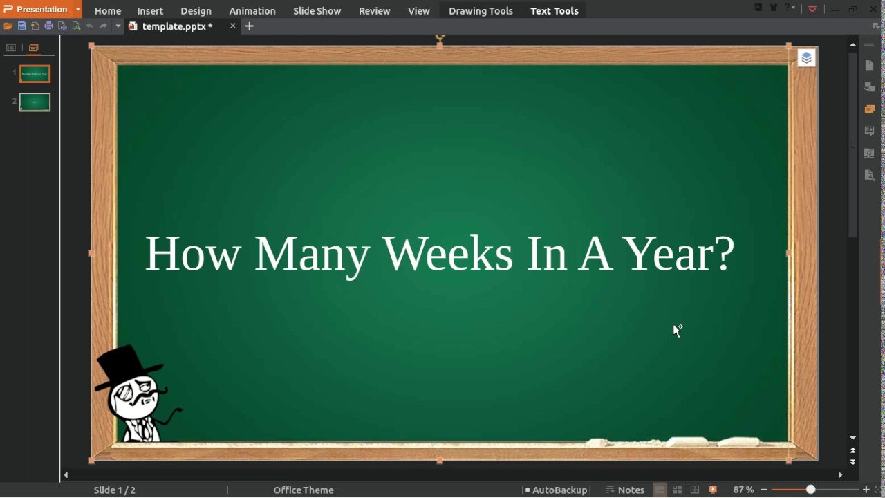 how many weeks in a year