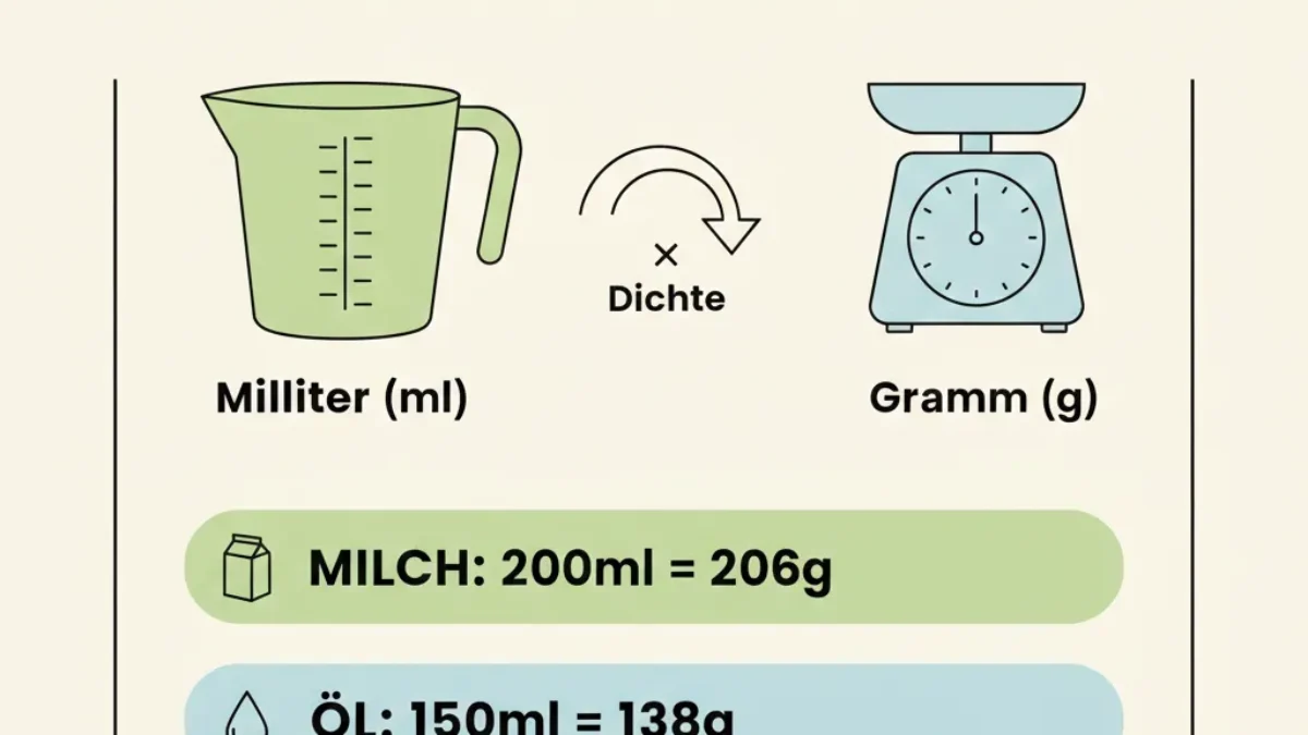 gramm in ml umrechnen