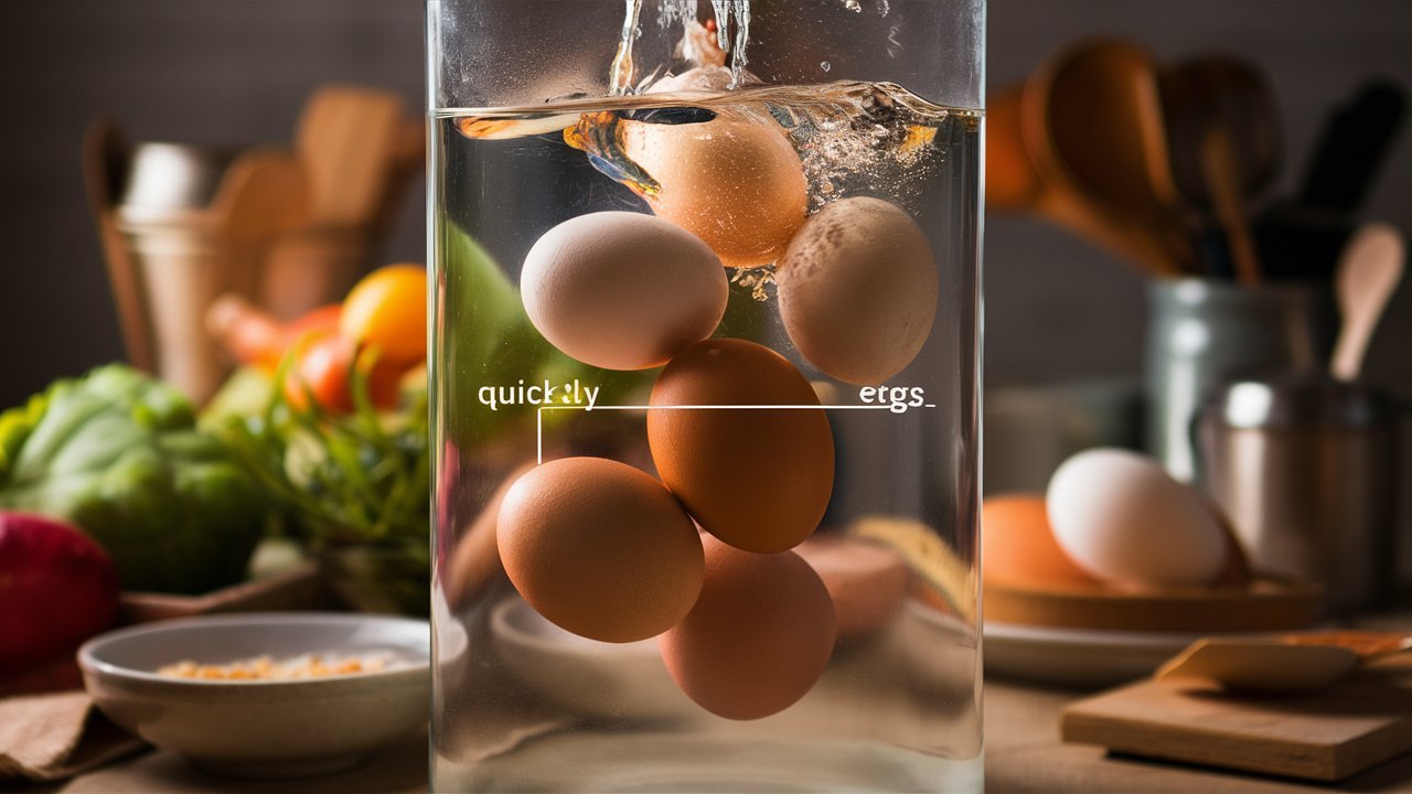 eier test wasser
