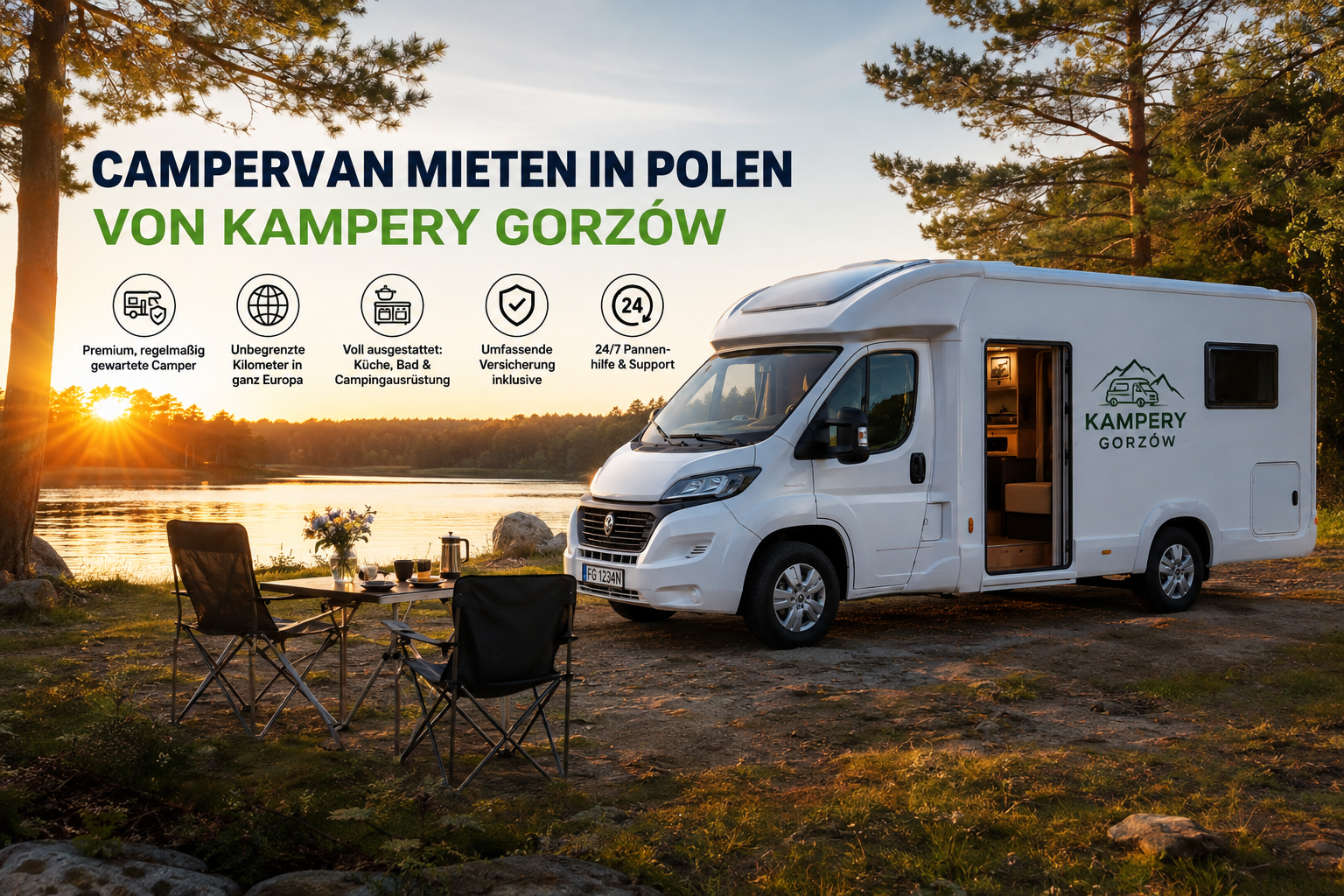 Campervan Mieten in Polen von Kampery Gorzów