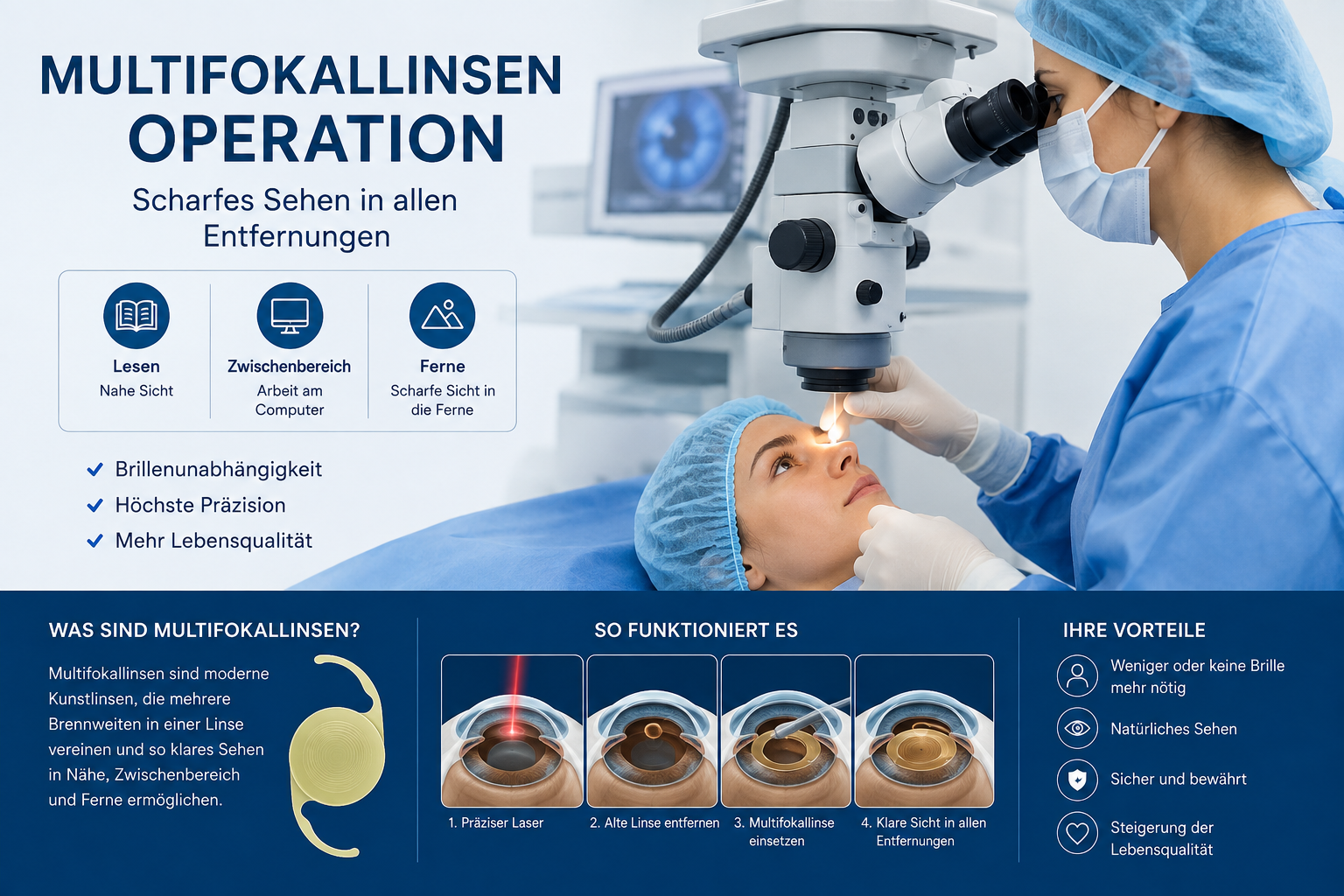 Multifokallinsen Operation
